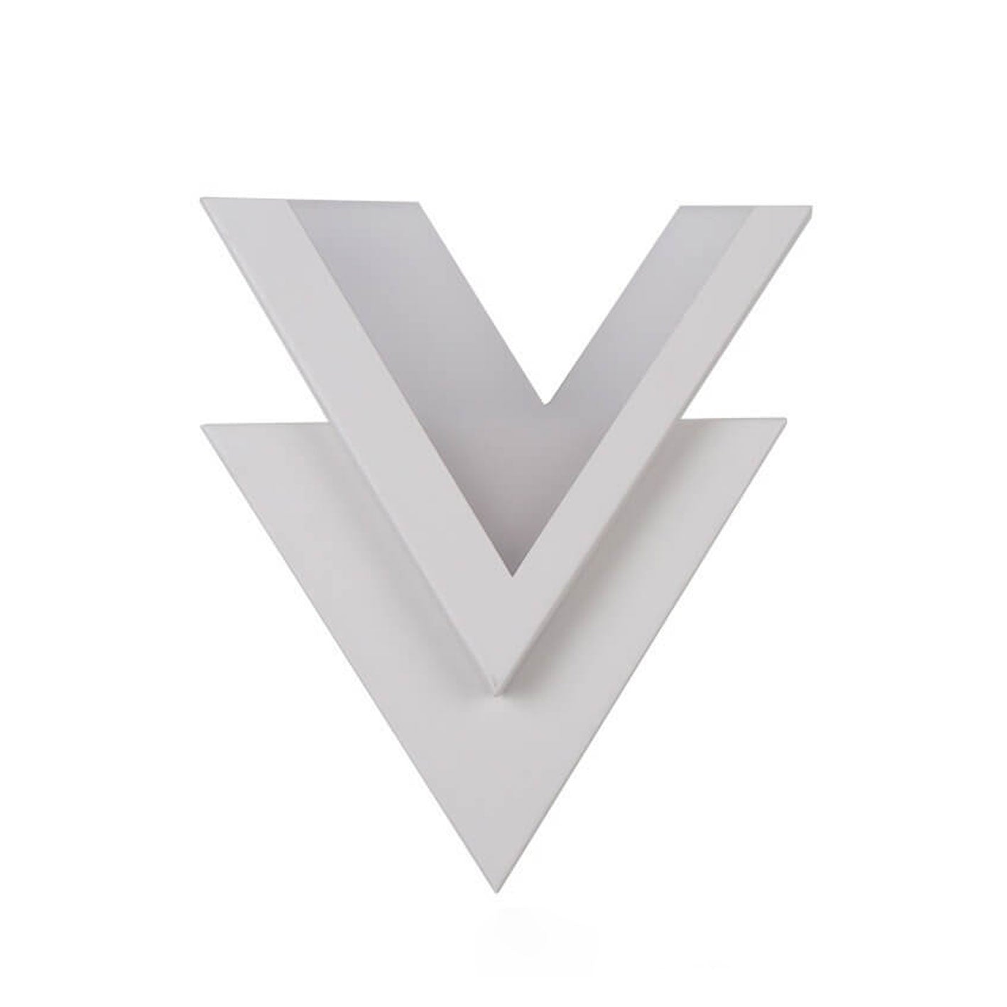 Minimalistisk V-formad LED-vägglampa