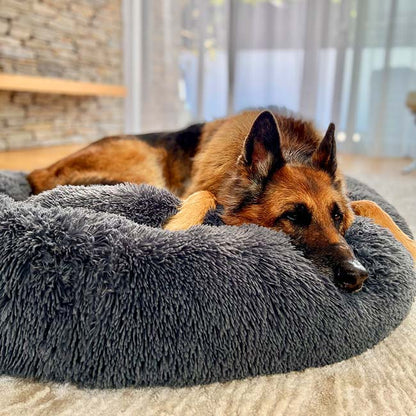 Ortopedisk Plush Donut Hundsäng