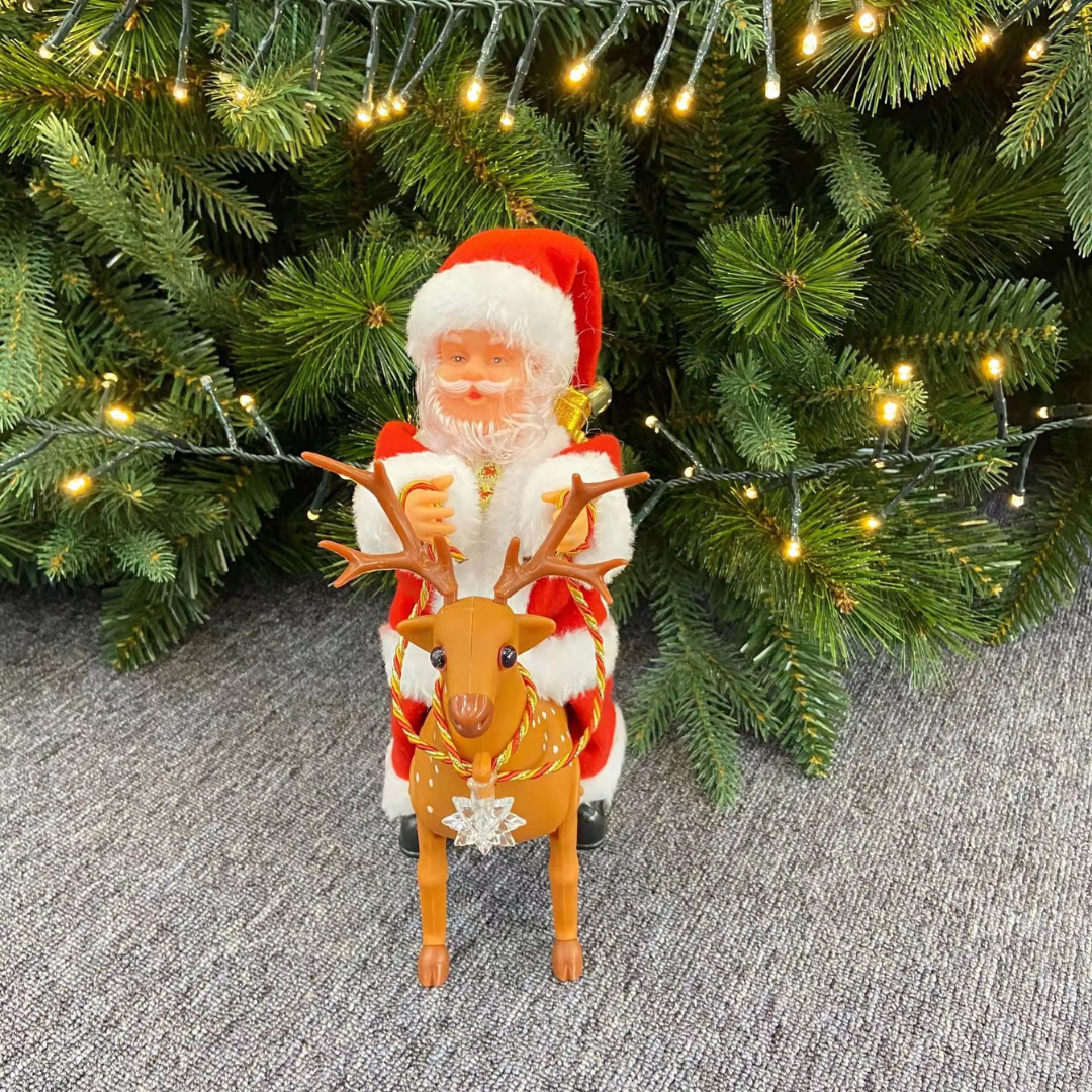 Läderklättrande Jultomte