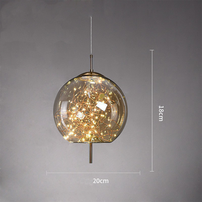 Kristallaccentuerad LED-taklampa – Kontemporär stil