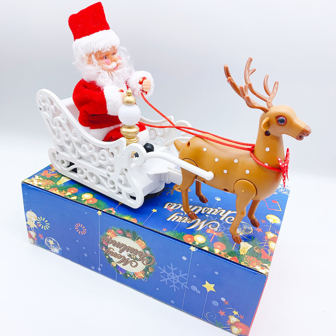 Klibbande jultomte barnleksak