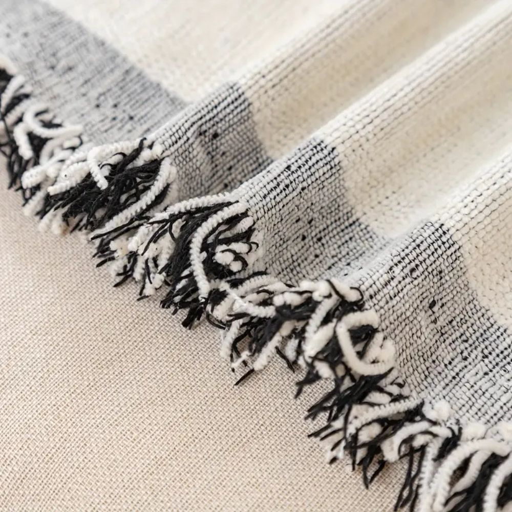 Wave Lines Chenille Sofföverdrag