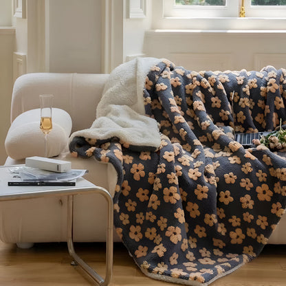 Naturens Vildblomma Lycka Filt