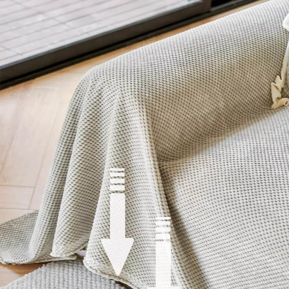 Mjuk korduray varm våffelväv sofföverdrag för komfort