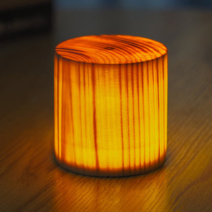 Houthart - Trådlampa med Ackumulator och Touch Control