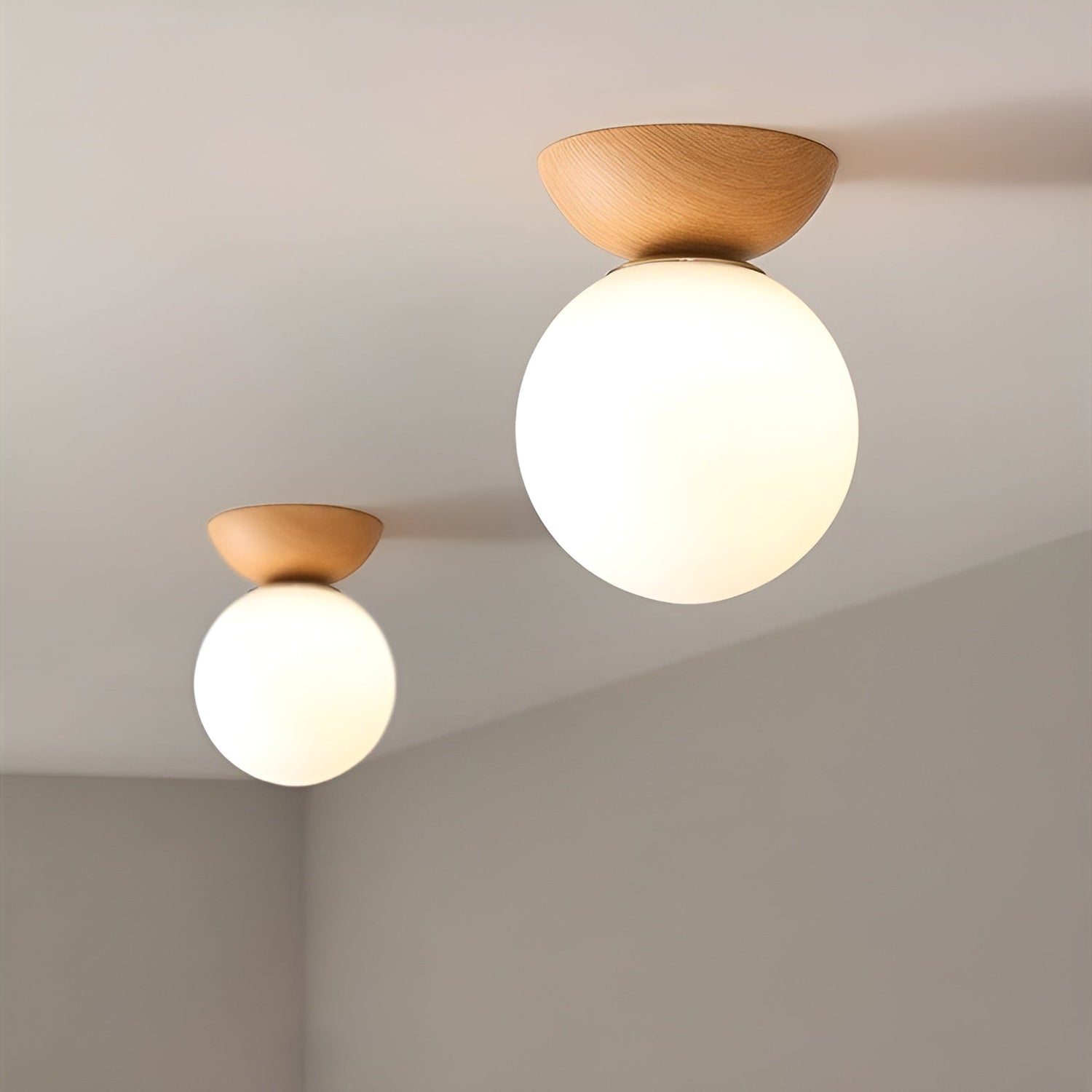 BalconyBloom Light - LED-taklampa i japansk stil