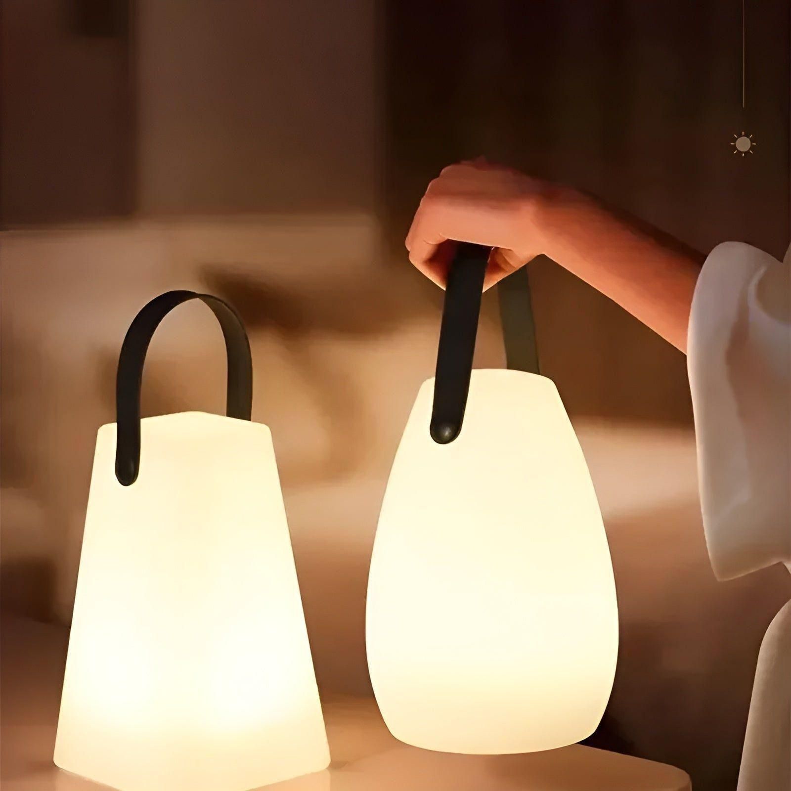 Trådlamp LED-bordslampa – Bärbar &amp; Vattentålig med fjärrkontroll | För trädgård, balkong &amp; vardagsrum