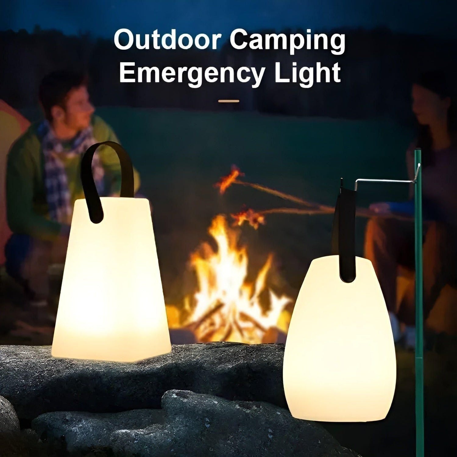 Trådlamp LED-bordslampa – Bärbar &amp; Vattentålig med fjärrkontroll | För trädgård, balkong &amp; vardagsrum