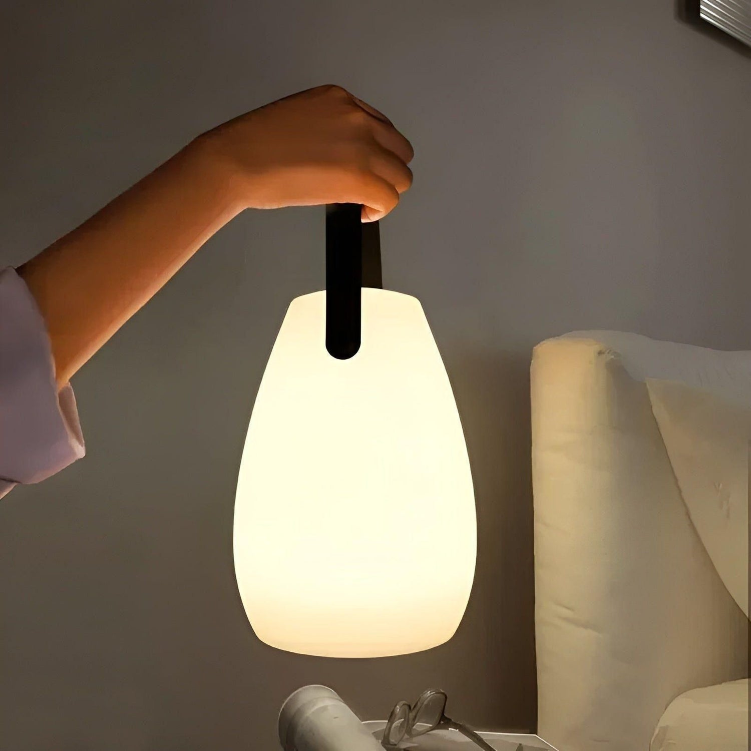 Trådlamp LED-bordslampa – Bärbar &amp; Vattentålig med fjärrkontroll | För trädgård, balkong &amp; vardagsrum