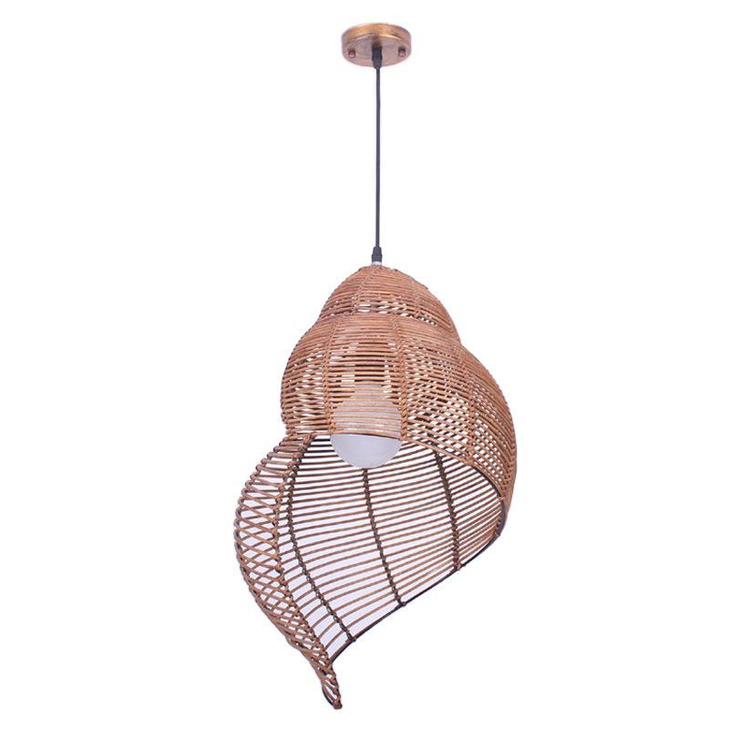 Naturlig Rotan Designlampa