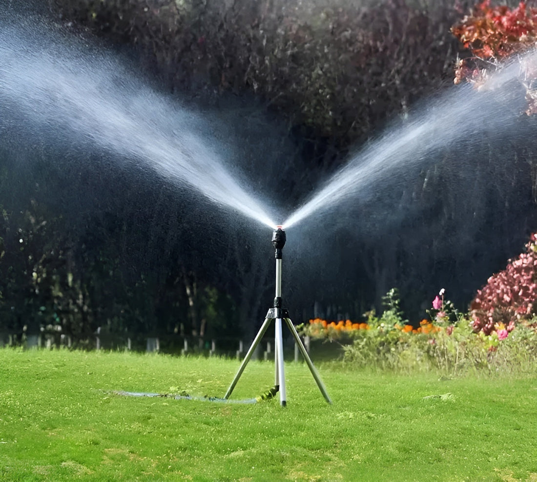 Trädgårdssprinkler med 360°-vridning – Effektiv bevattning för gräsmatta och rabatter