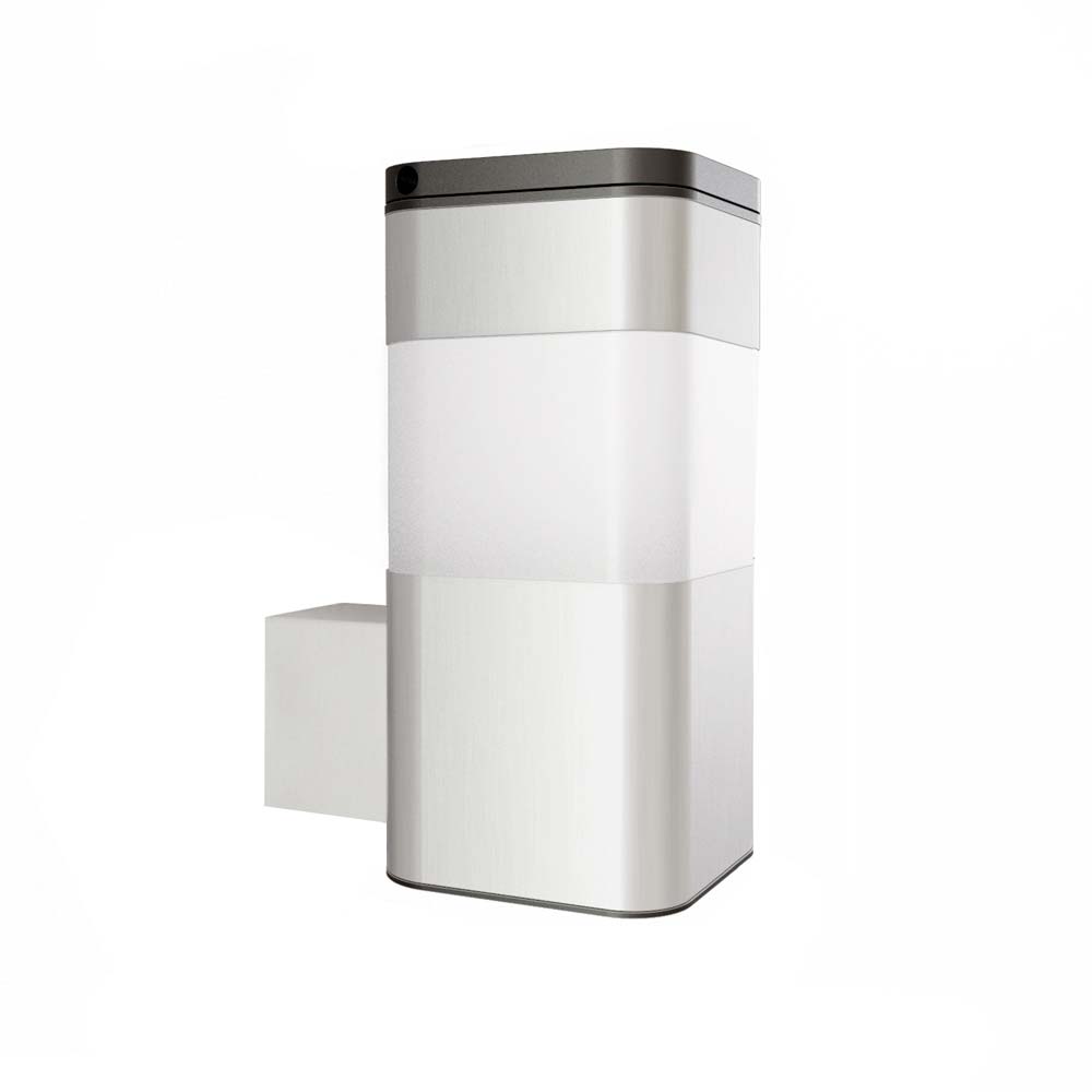 Vägglampa rostfritt stål solenergi utomhuslampa