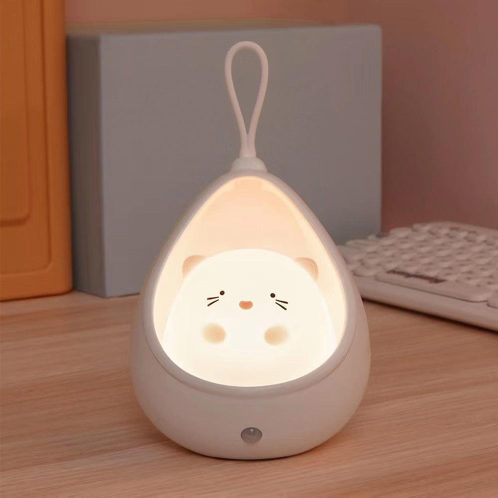 BunnyGlow - USB Laddningsbar Djur Nattlampa med Rörelsesensor