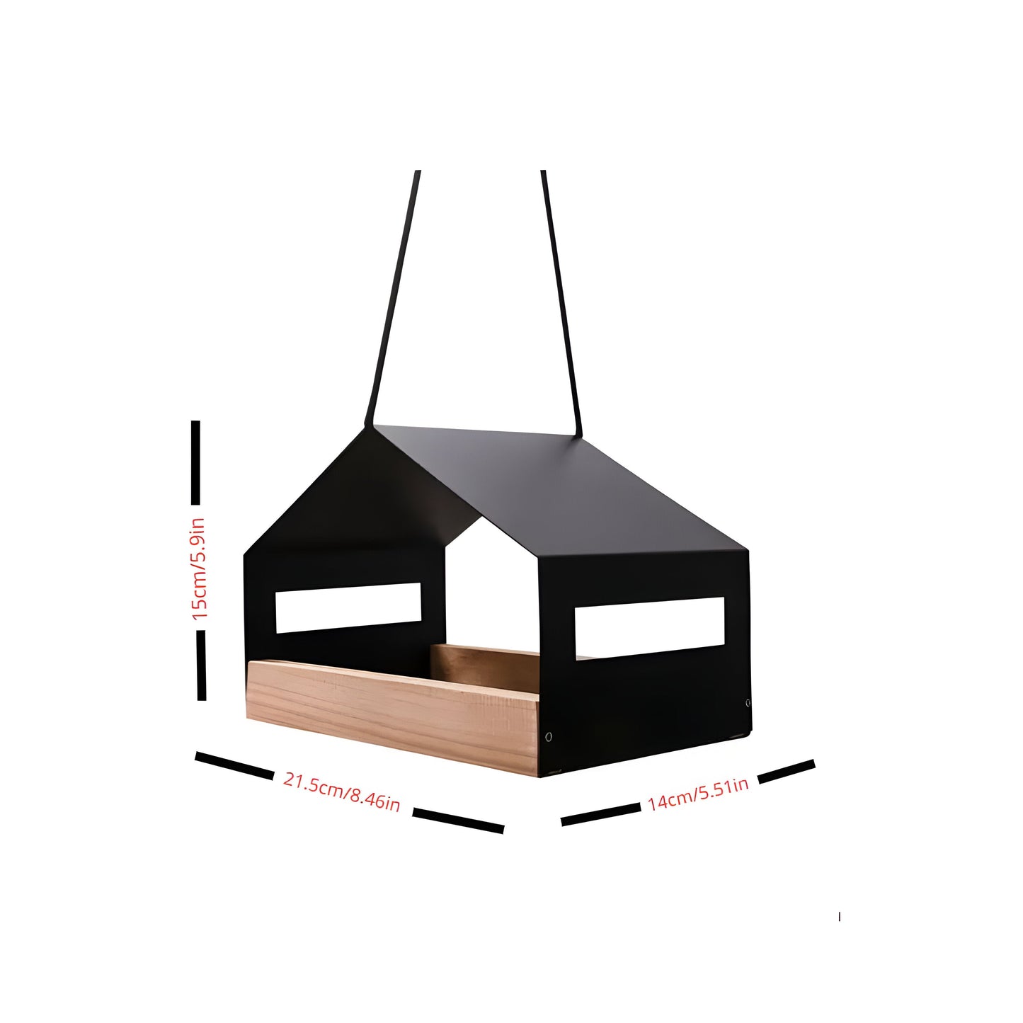 TweetWood Bo | Elegant Hängande Fågelhus