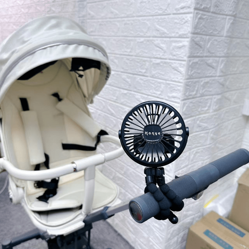 Portabel klämfläkt med flexibel stativ