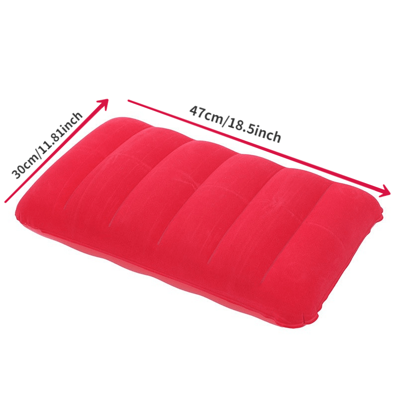 Carvallo Luftio | Uppblåsbar & Ultrakompakt | Sammetmjuk & Bekväm | 47x30 cm