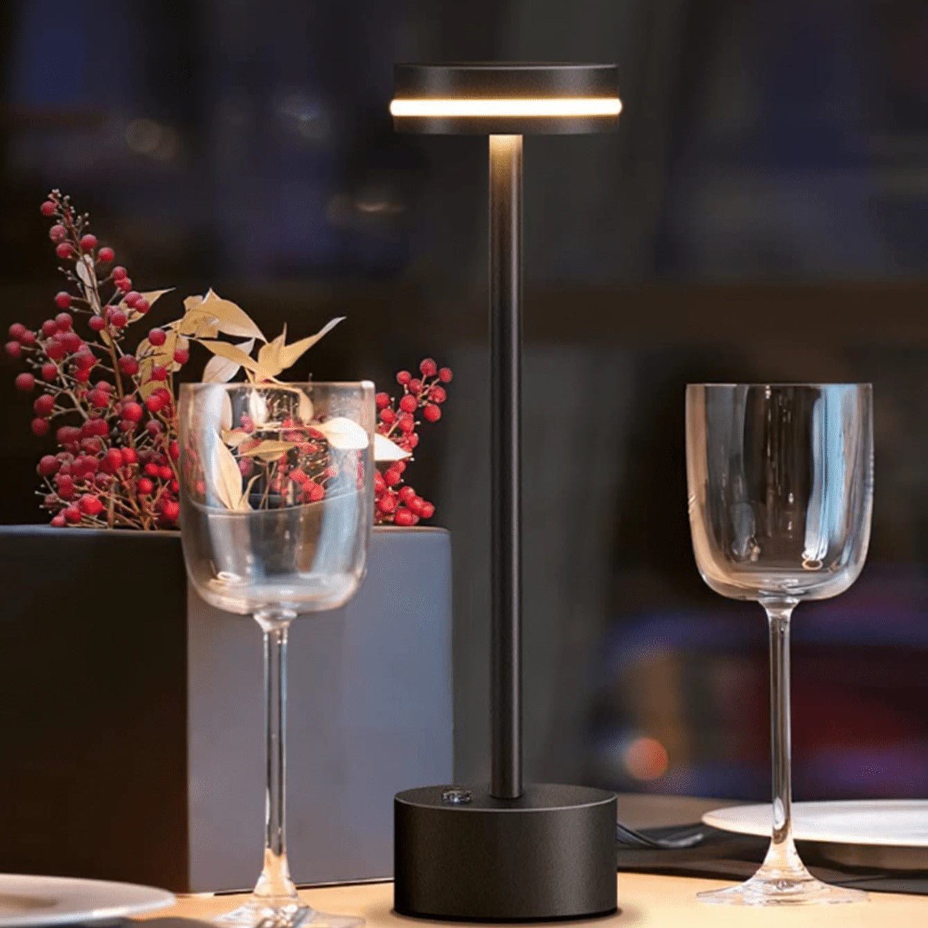 Futuristisk Kosmisk Elegans LED-Lampa