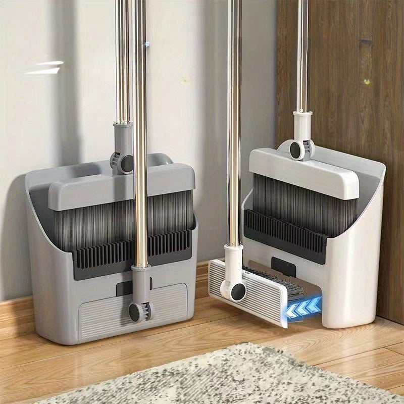 Carvallo- och sopskyffelset Cleanovo Duo | Multifunktionell med självrengörande kam | Ergonomisk & platsbesparande