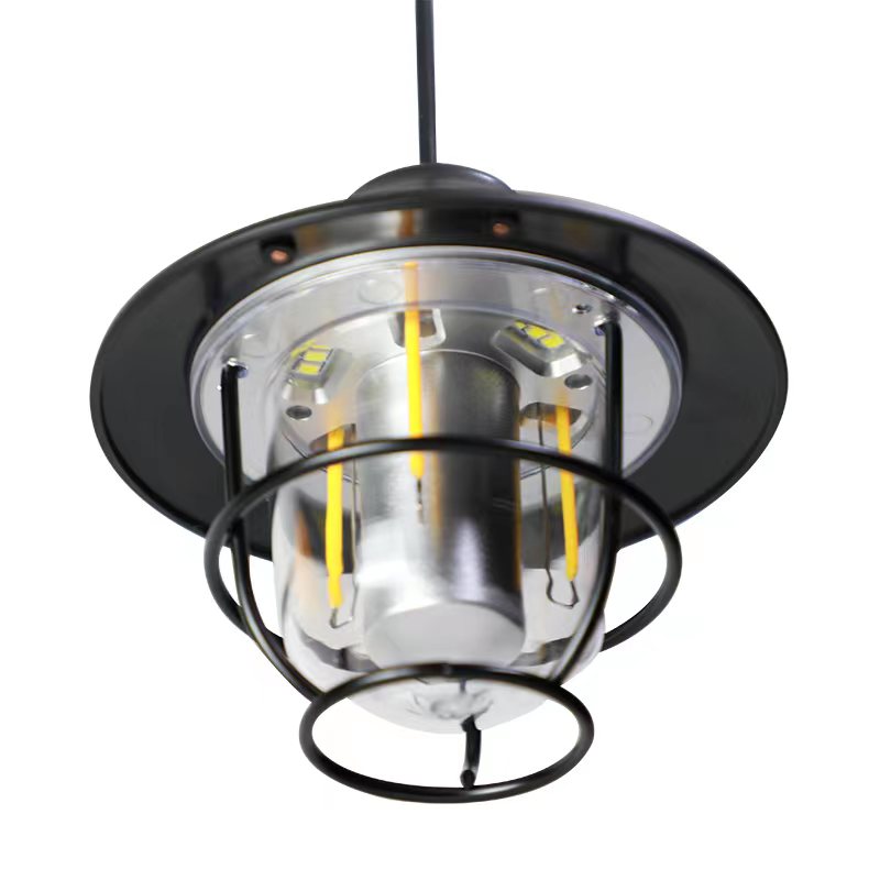 Carvallo LED Campinglampa CampGlow Classic | USB-uppladdningsbar & Robust | 15,5×6,6×10,5 cm | För Utomhus & Nödsituationer