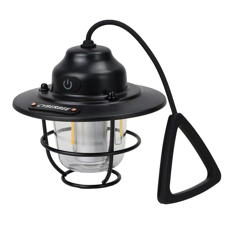 Carvallo LED Campinglampa CampGlow Classic | USB-uppladdningsbar & Robust | 15,5×6,6×10,5 cm | För Utomhus & Nödsituationer