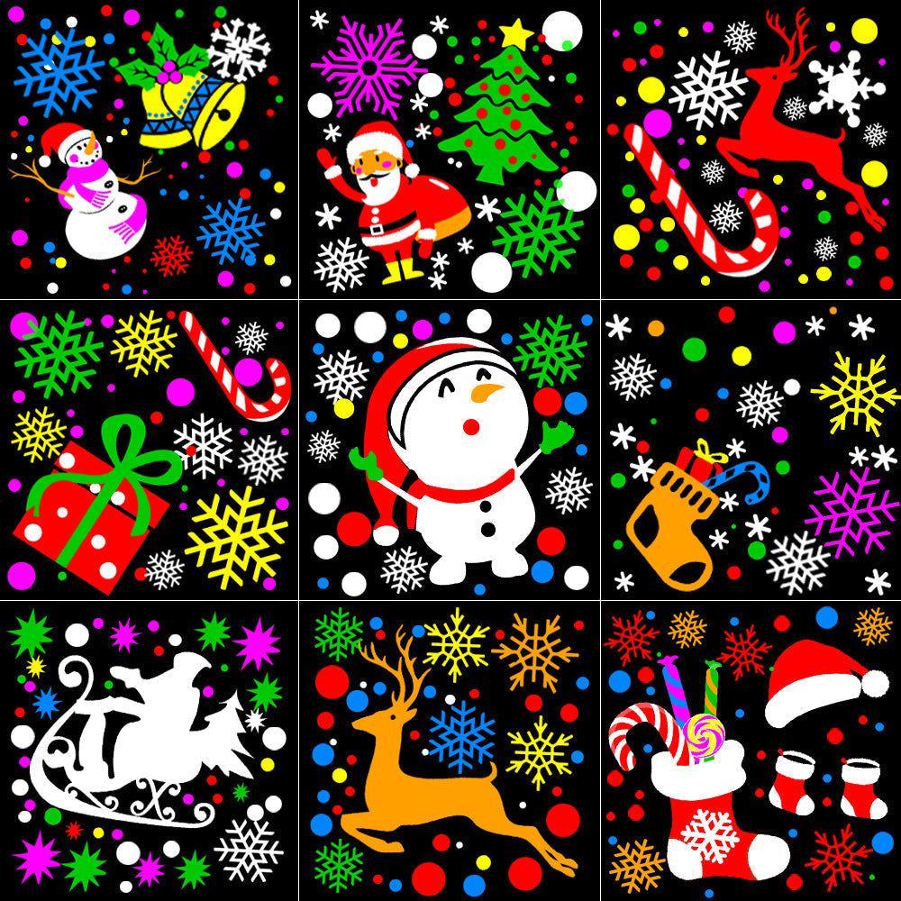 Carvallo - Semester LED Projektor Med Roterande Snöflinga Semesterdesign