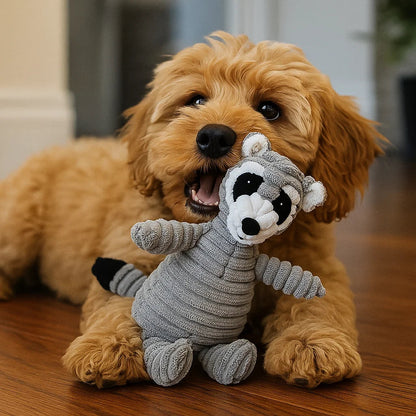 Hundleksak Pluffig Squeaky Tuggedyr