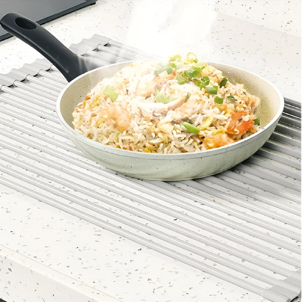 Racks for drying dishes in stainless steel