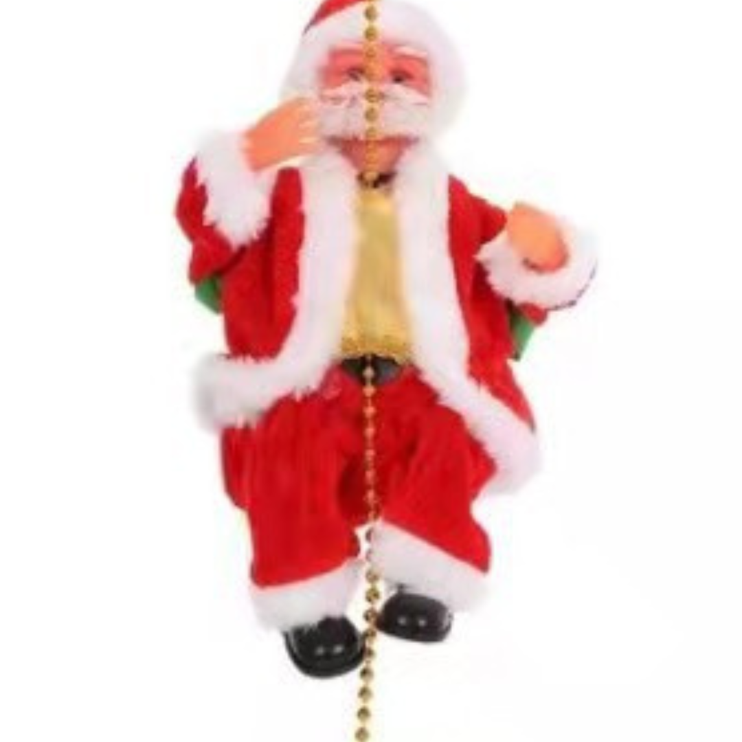 Läderklättrande Jultomte