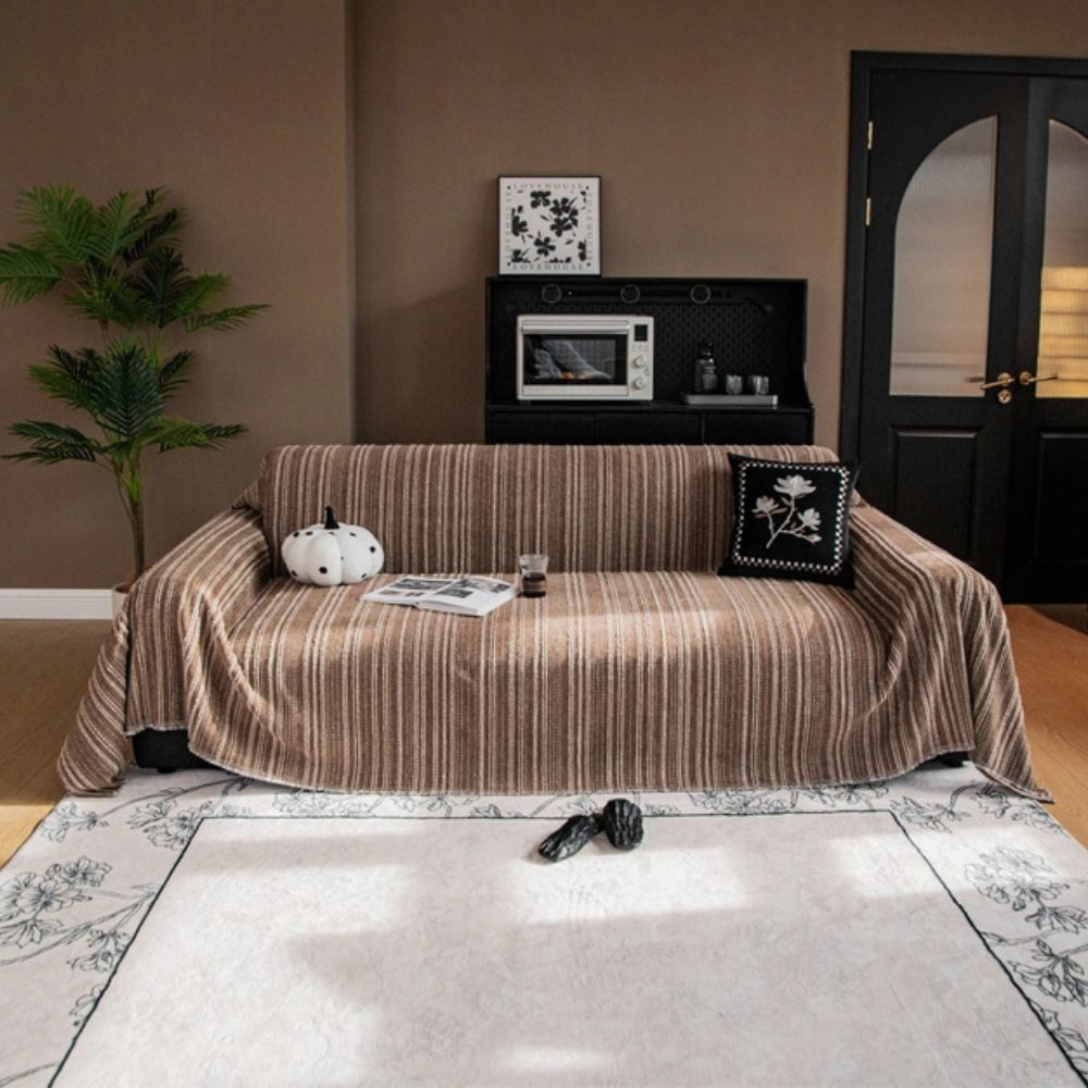 Regal Stripes Chenille Sofföverdrag