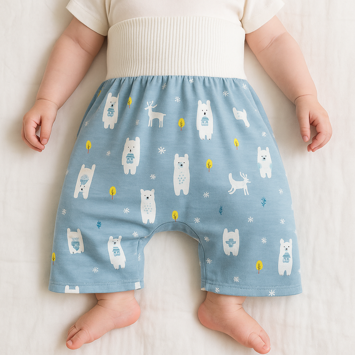 Baby träningsbyxor vattentäta återanvändbara blöjshorts