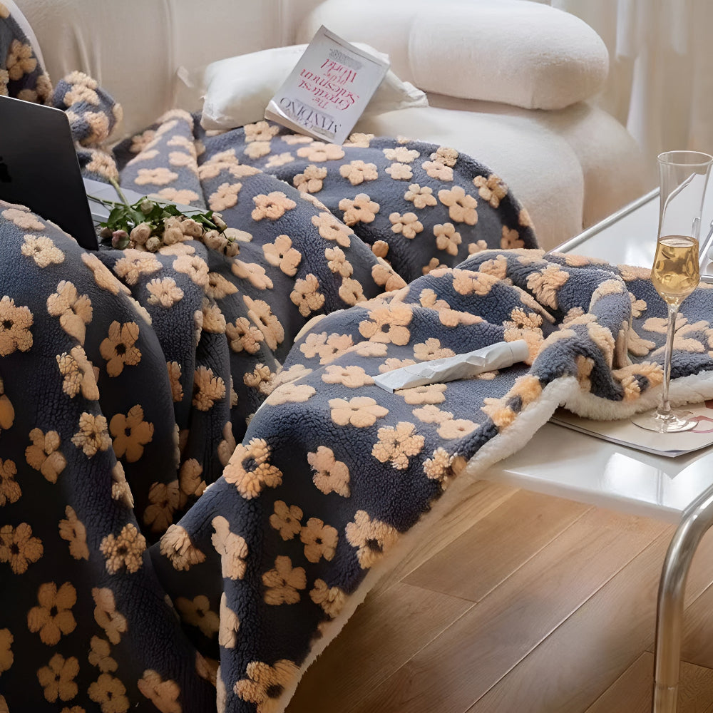 Naturens Vildblomma Lycka Filt