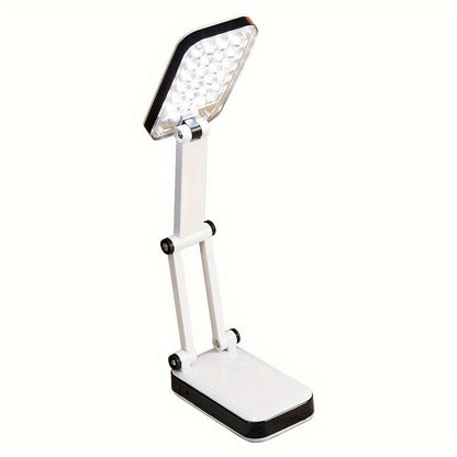 BrightFlex - Oogskyddande LED Bordslampa med Fällbar Svängarm, Batteri och USB Dubbel Matning