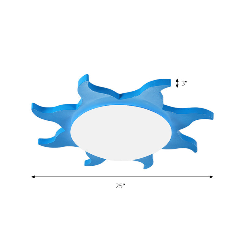 SunShape - Tecknad Trä Akryl Taklampa för Förskolan