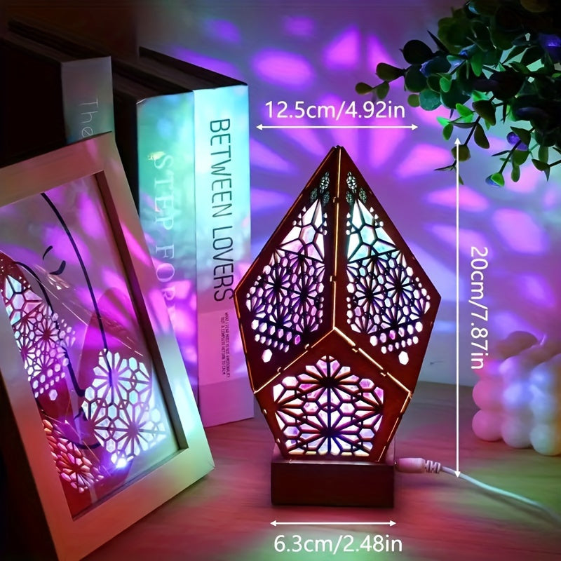 StarGlow - USB Bohemisk Stjärnhimmel Nattlamp 3D Projektor