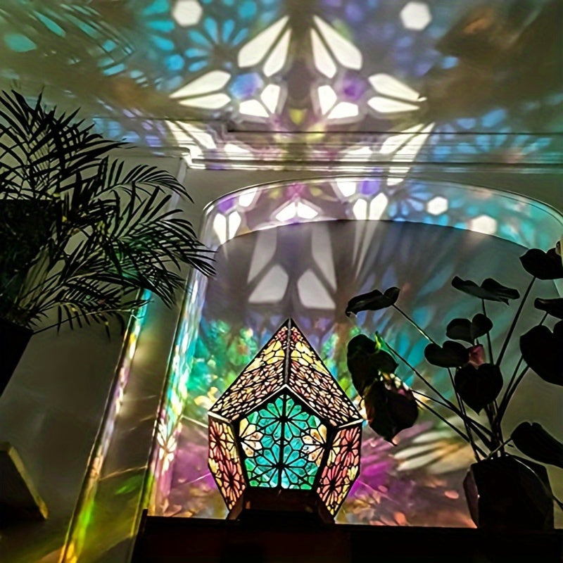 StarGlow - USB Bohemisk Stjärnhimmel Nattlamp 3D Projektor