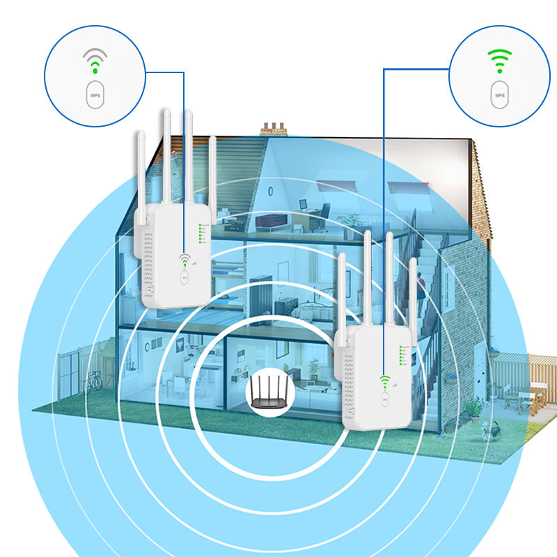Uppgraderad Wifi-förstärkare - Snabbare hastighet och mindre signalförlust