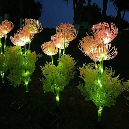 Fairy Flower LED Lamp – Lurig blommönster i stål