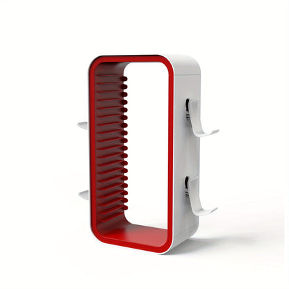 Universal Game Disc Storage Holder och Controller Display Stand – För PS5, PS4, Switch och Xbox