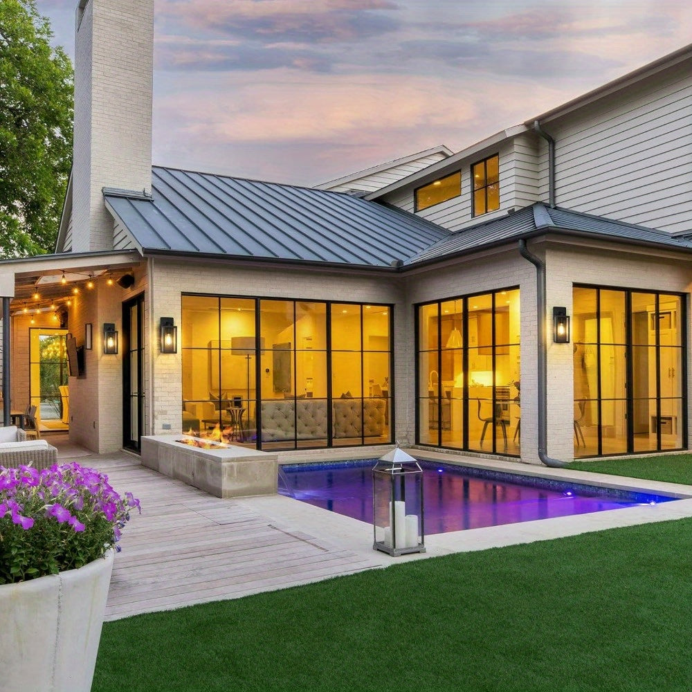 Utomhusvägglampa Modern Metalllykta