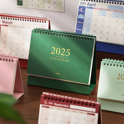 Skrivbordskalender med daglig planerare-layout