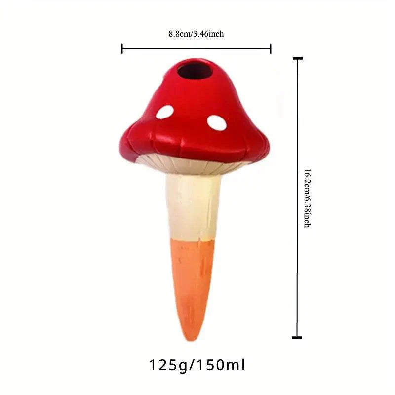 Carvallo Terracotta Bewässerungsspikes | Automatisk växtbevattning | 4-pack | Färgglad svampdesign