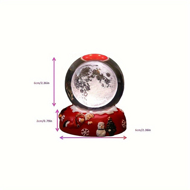 CrystalLight - USB-driven Kristallbordslampa