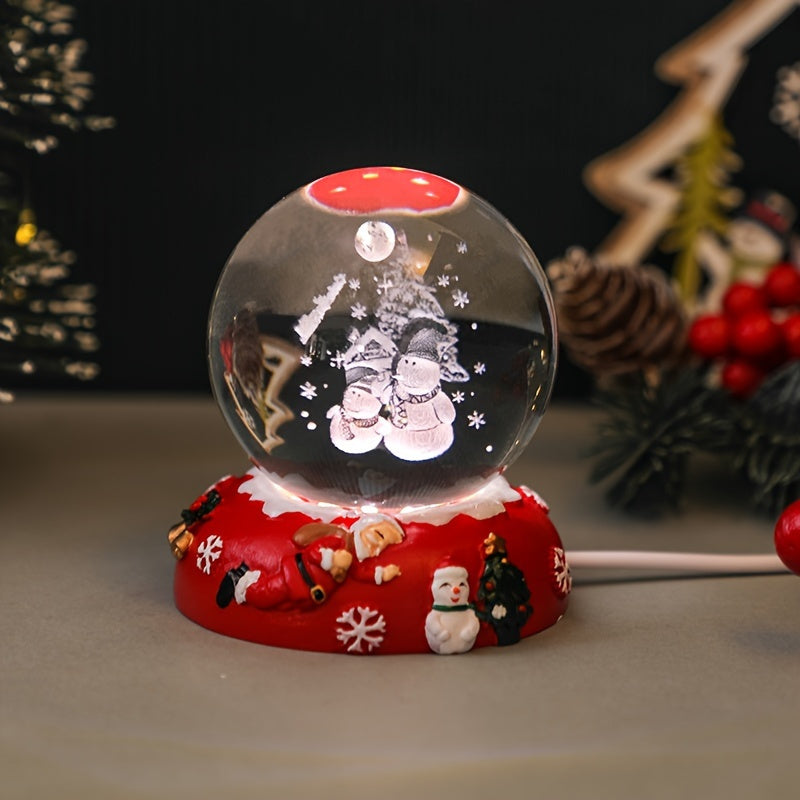 CrystalLight - USB-driven Kristallbordslampa