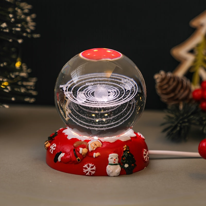 CrystalLight - USB-driven Kristallbordslampa