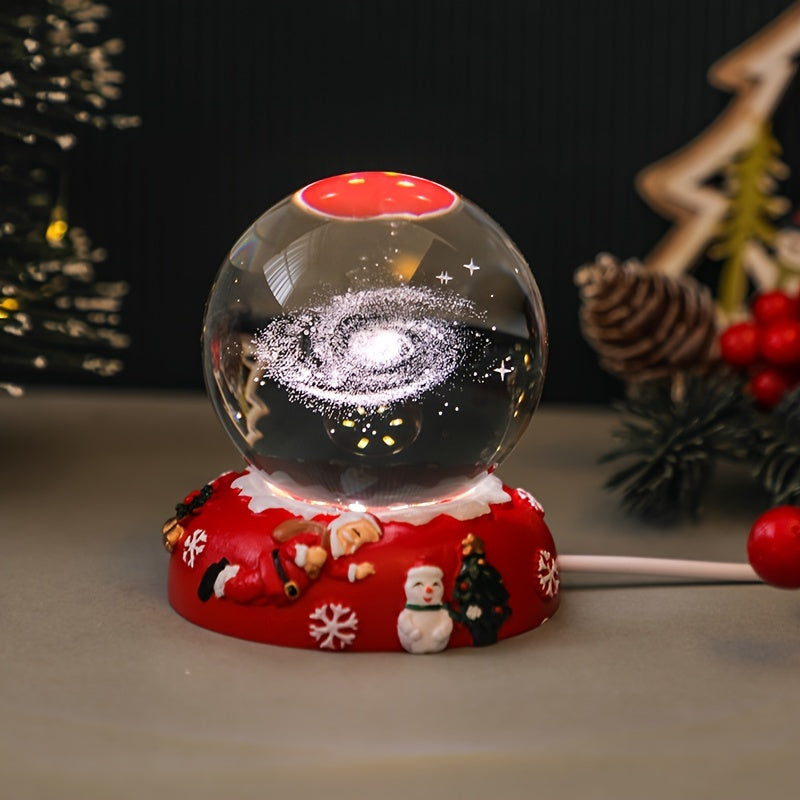 CrystalLight - USB-driven Kristallbordslampa