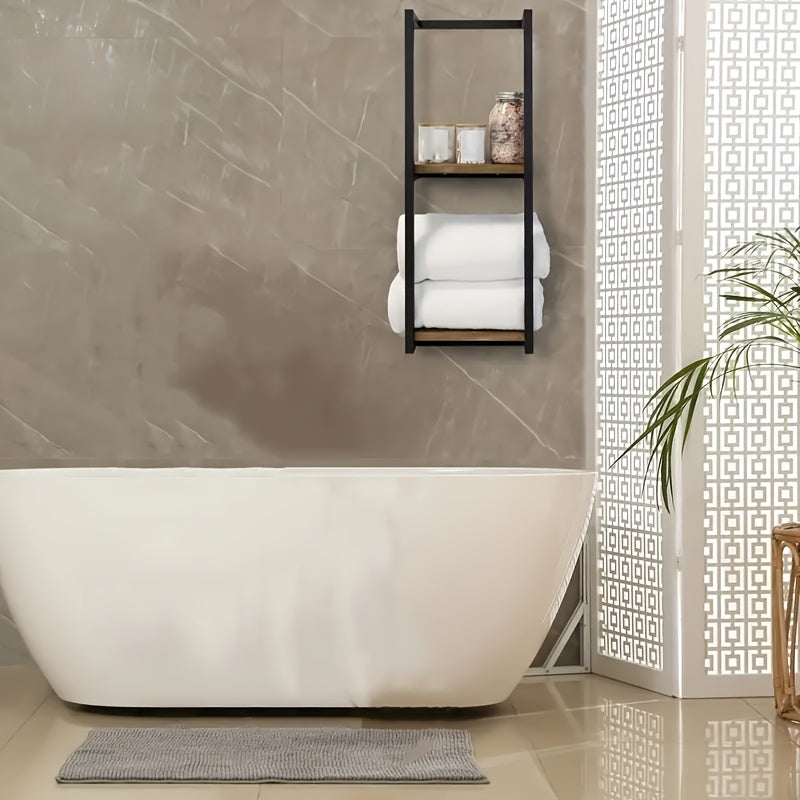 Platsbesparande Handduksställ - För ett Prydligt Badrum