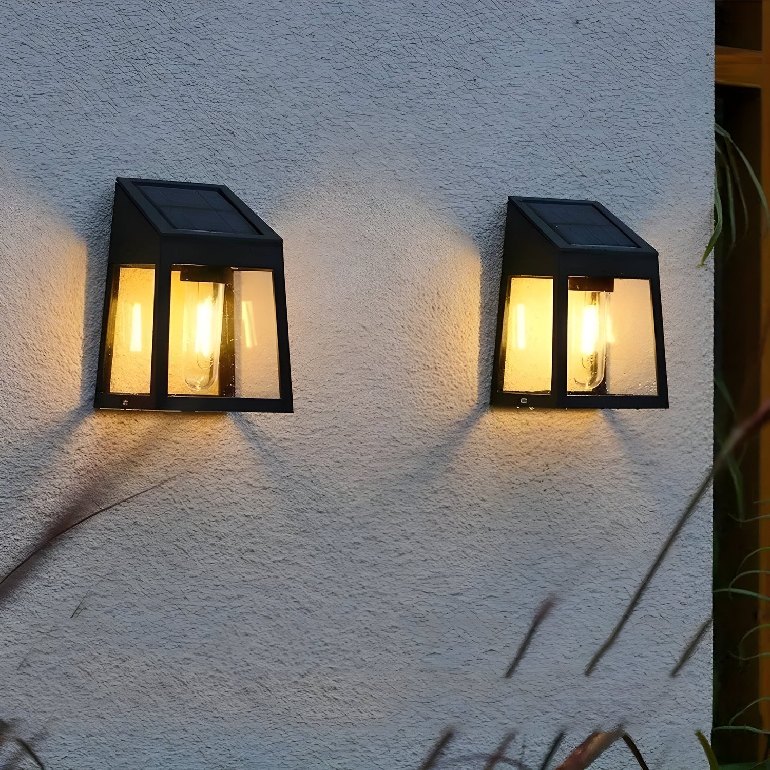 MeadowGlow Light – 2 st Återuppladdningsbara Solträdgårdslampor