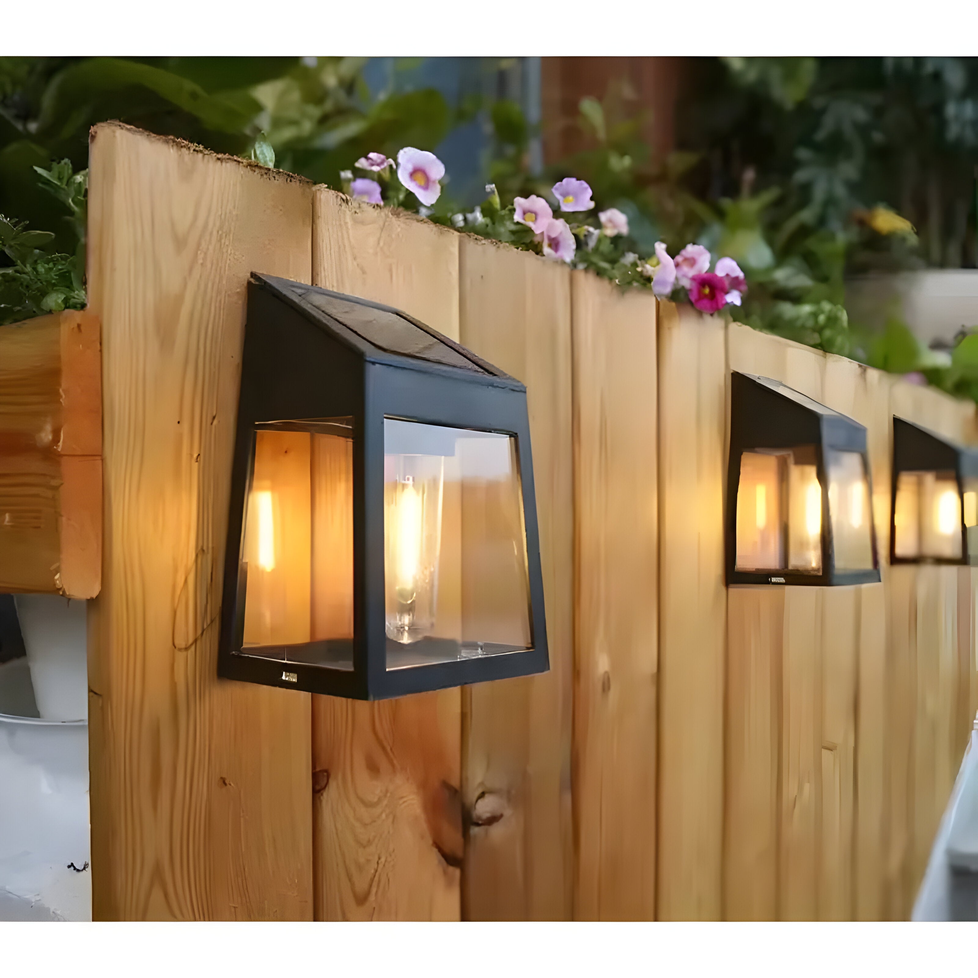 MeadowGlow Light – 2 st Återuppladdningsbara Solträdgårdslampor