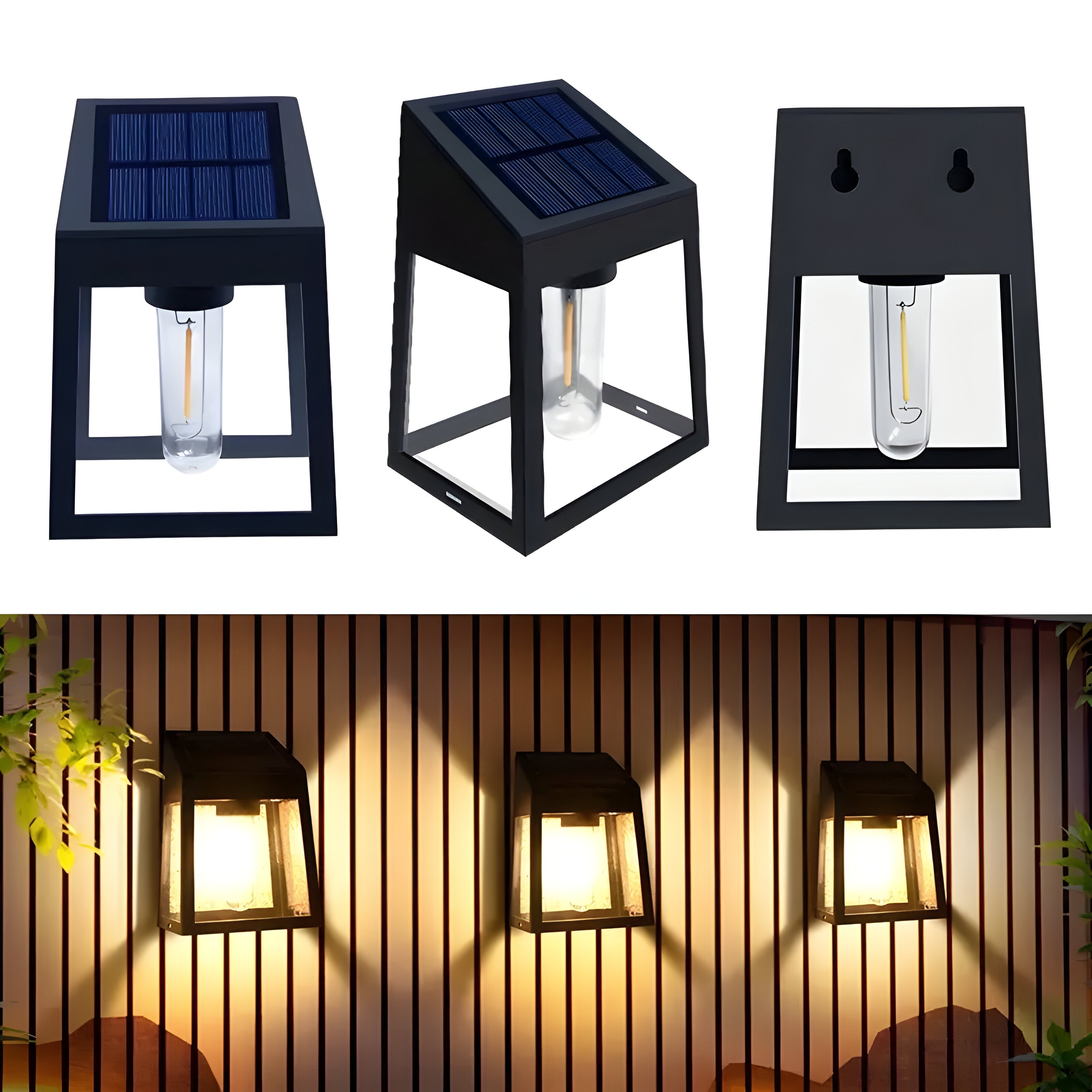 MeadowGlow Light – 2 st Återuppladdningsbara Solträdgårdslampor