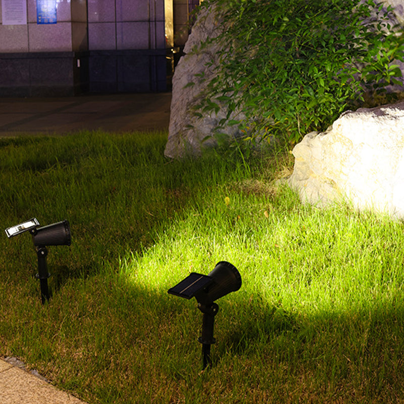 Trädgårdslampa med solenergidriven LED-uppsättning